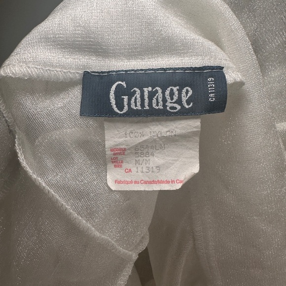 Vintage button down sheer top - Picture 4 of 5